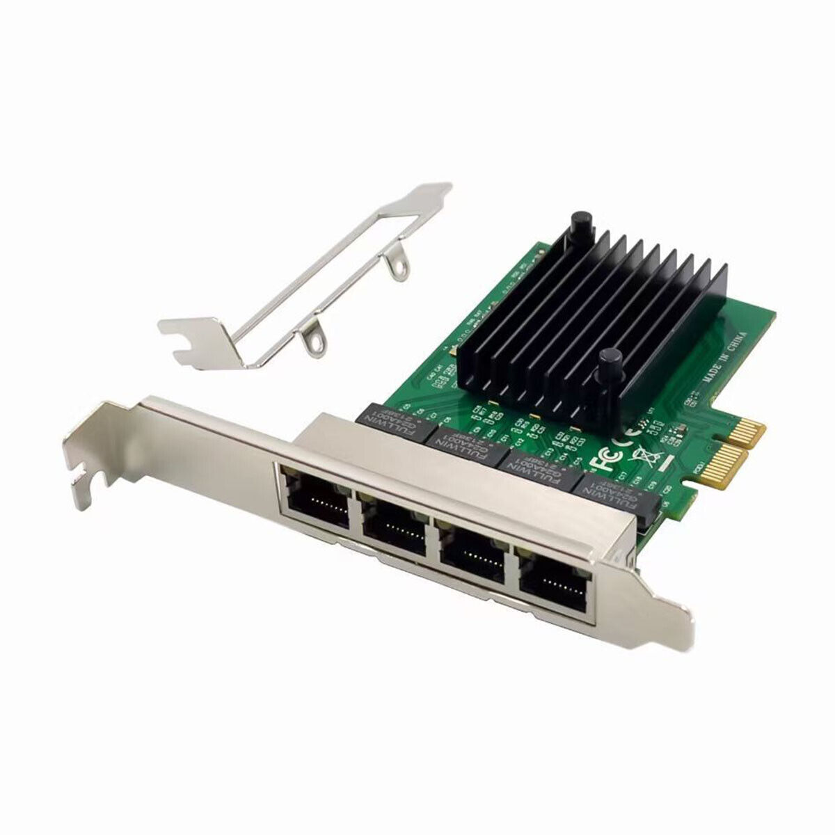 4 Port Gigabit Ethernet PCI-e PCIe x1 Network Adapter Card NIC Realtek Chipset