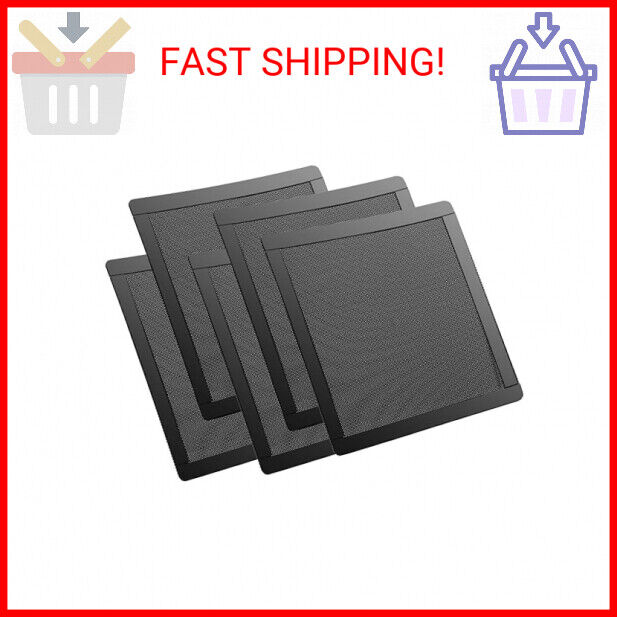 5 pack 140mm 5.5inch Fan Dust Filter Mesh Magnetic Frame PVC Computer PC Case Fa