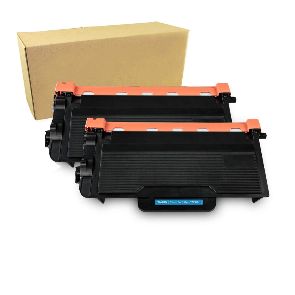2 High Yield TN880 Toner Cartridge For Brother HL-L6200DW MFC-L6300DW MFCL6700DW