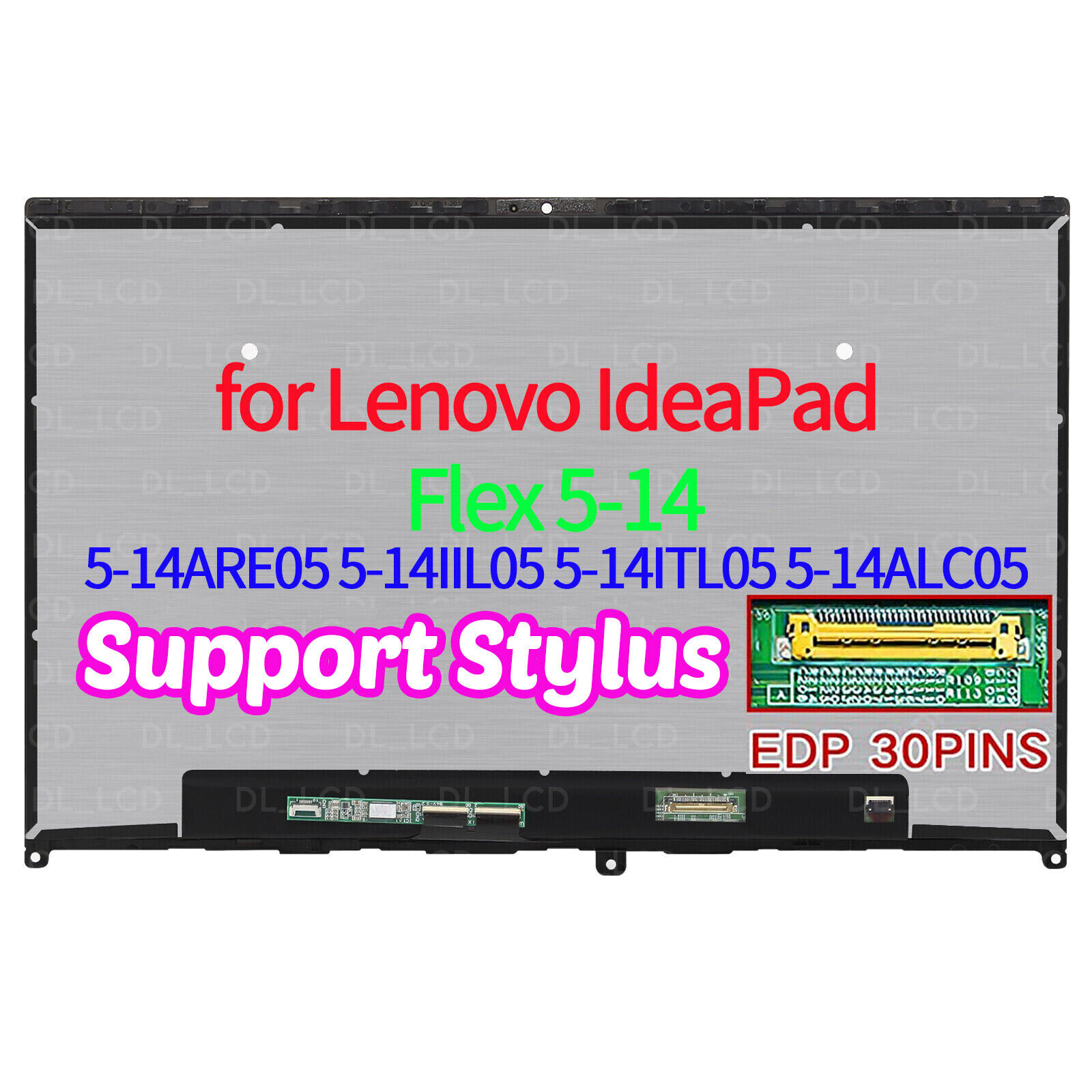 for Lenovo IdeaPad Flex 5 14ARE05 (81X2) Lcd Touch Screen 14\