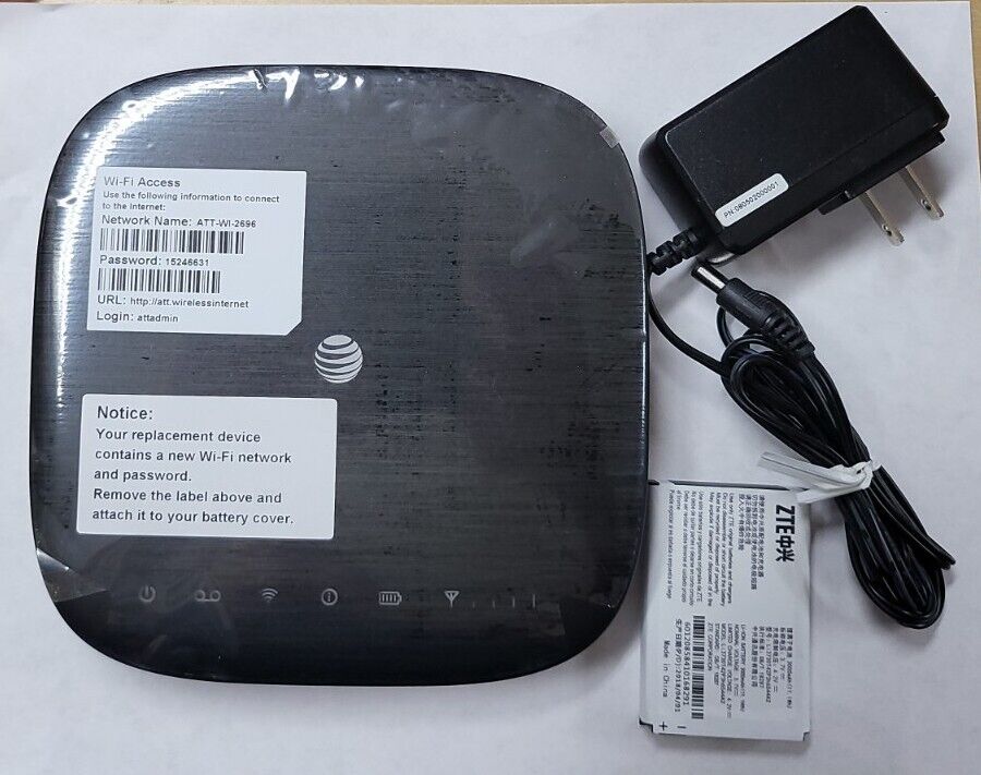 AT&T ZTE MF279 4G LTE Home Wireless Phone Internet Router  Missing back cover