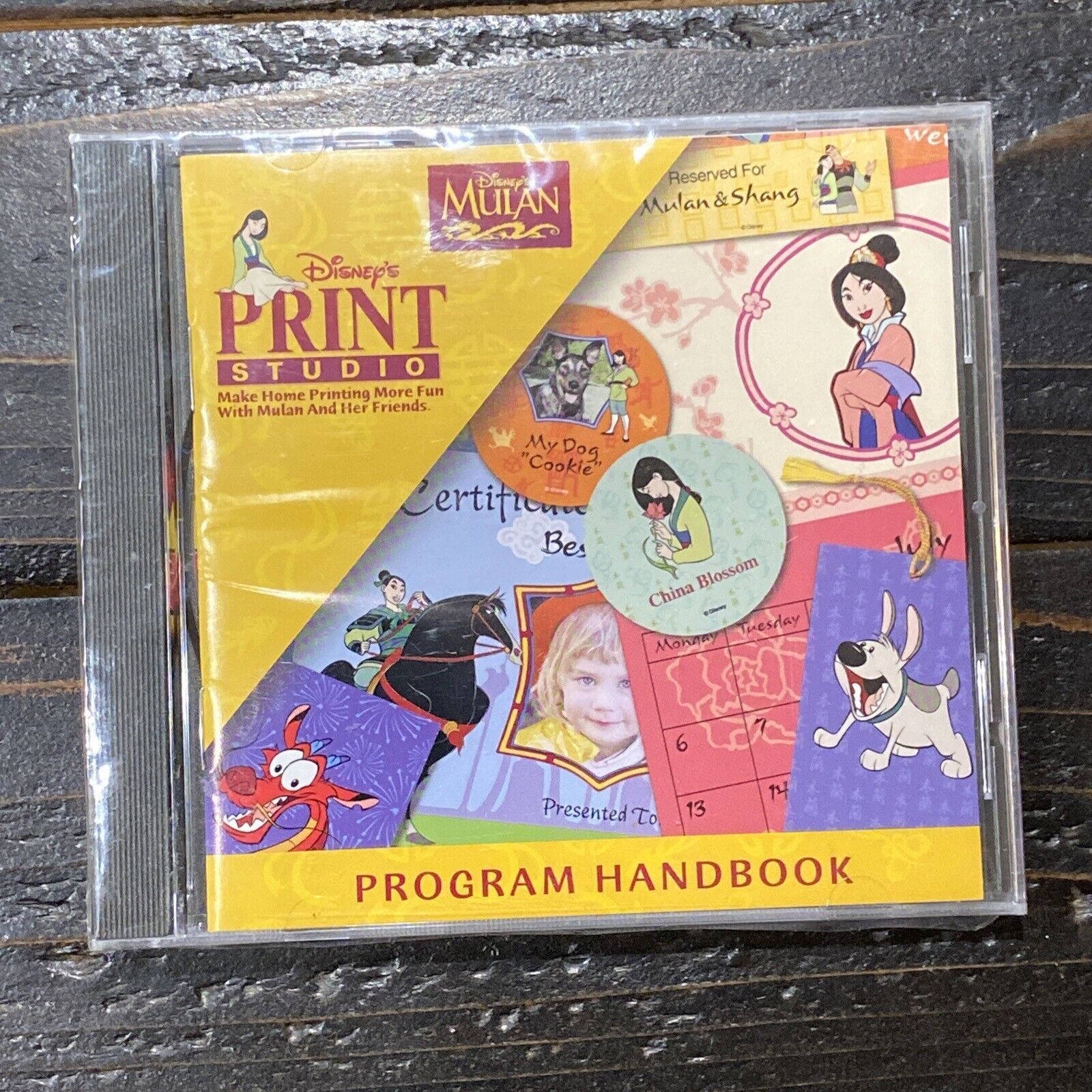 Disney Print Studio: Mulan with Program Handbook CD (Disney  1998)