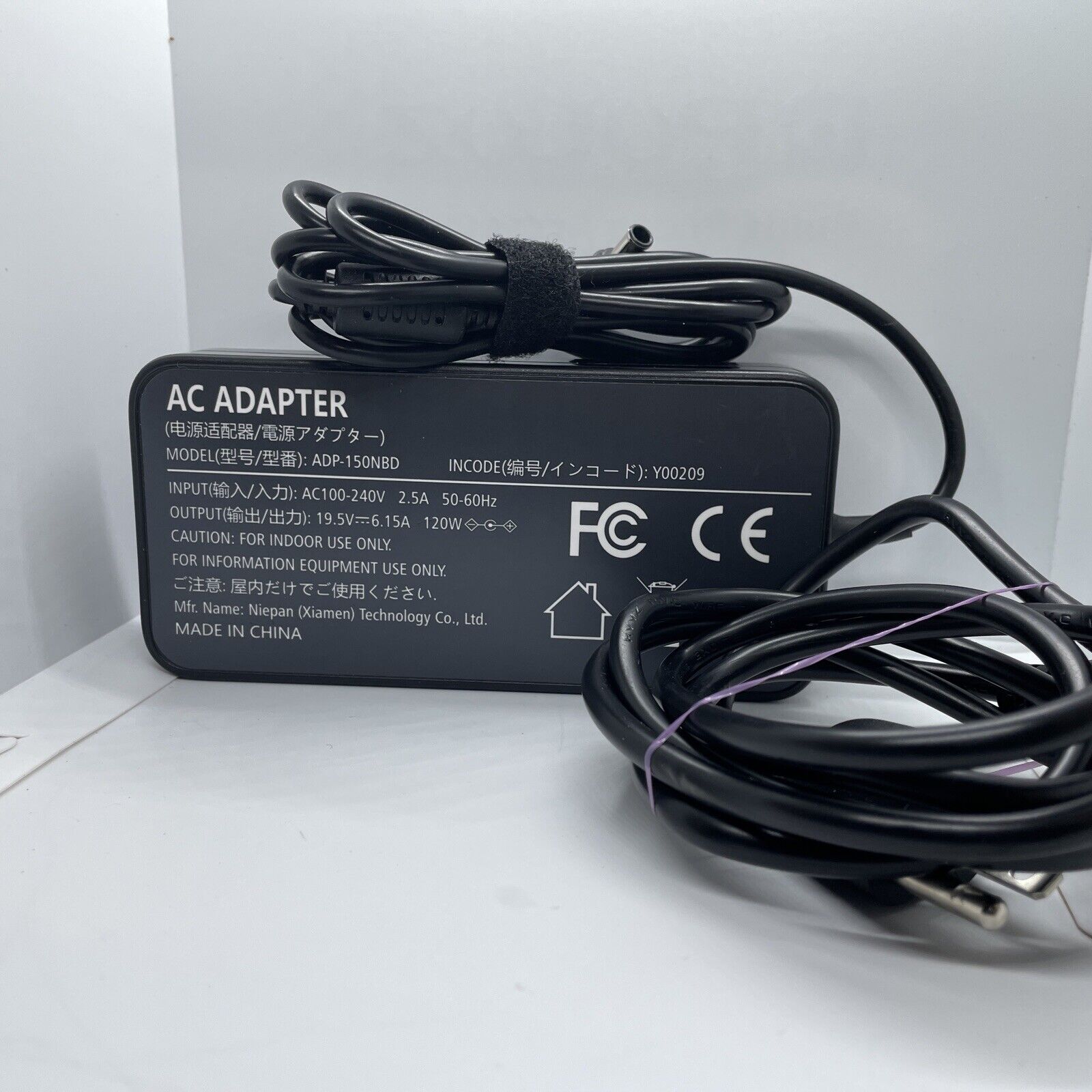 AC Adapter for  Asus ROG ADP-150NBD G750JZ,G751JT,G55VW,G60VX ,G60JX, G71GX