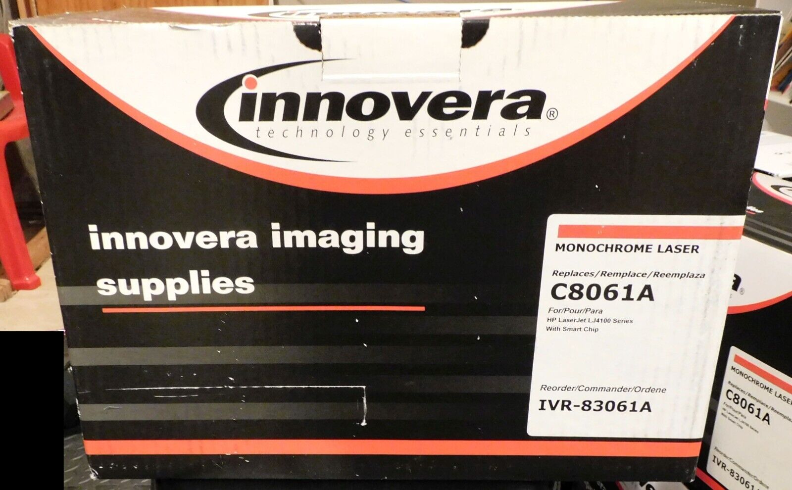 Innovera HP C8061A Black Toner Print Cartridge for HP LaserJet LJ4100 Series