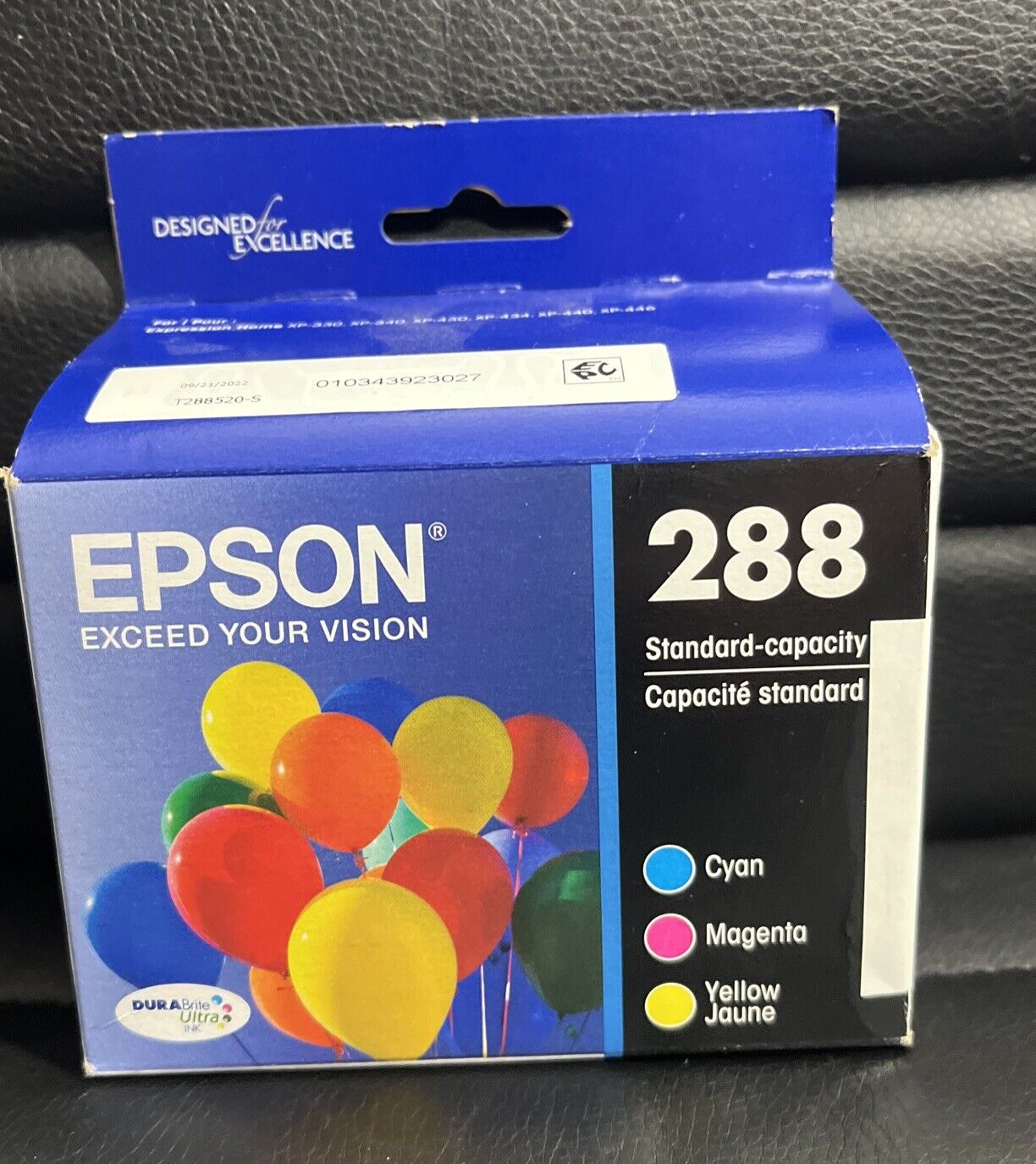 Epson 288 Cyan Magenta Yellow Ink Cartridge 10/25