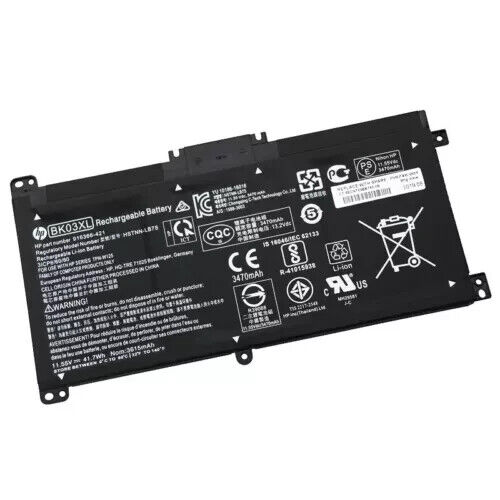 New Genuine BK03XL Battery for HP Pavilion x360 14-BA000  HSTNN-UB7G 916811-855