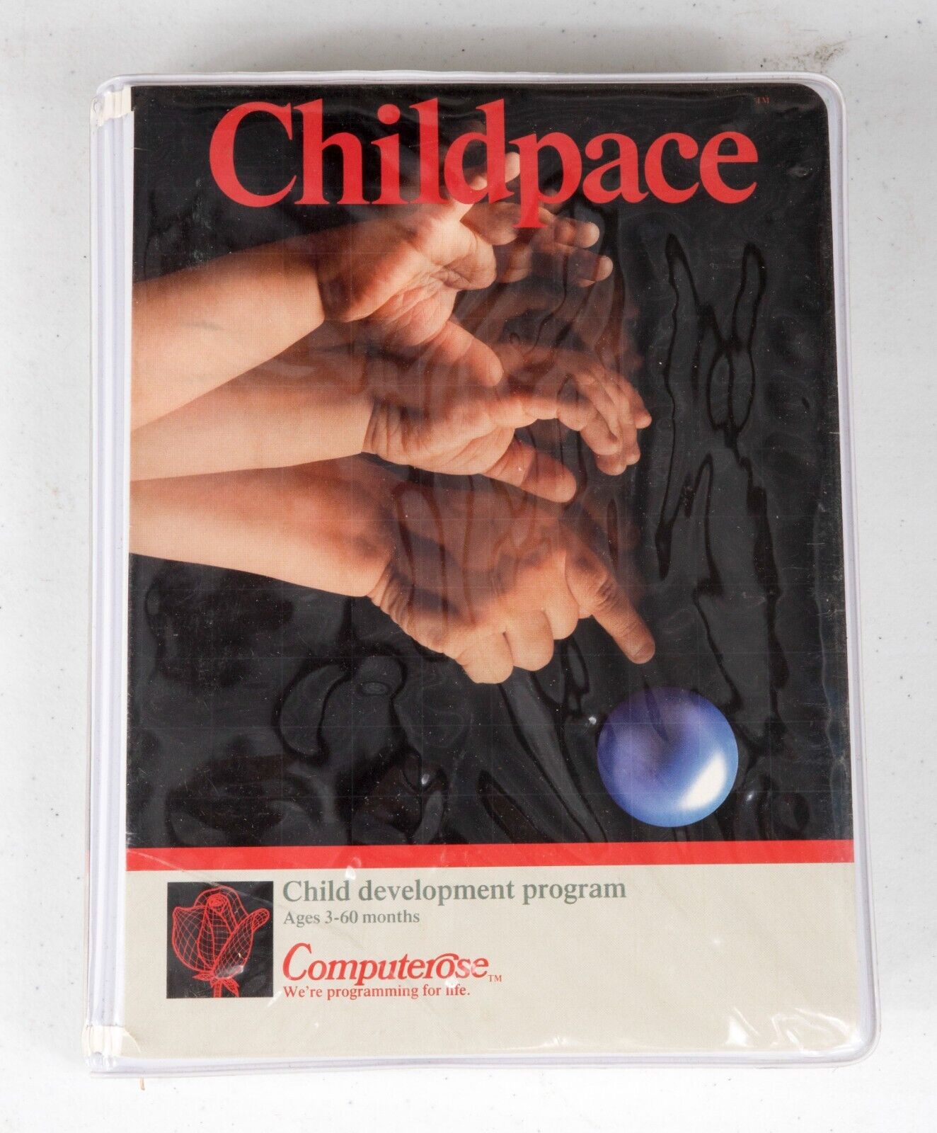 Vintage Computerose Childpace child development program Tandy Coco 64K ST534B3