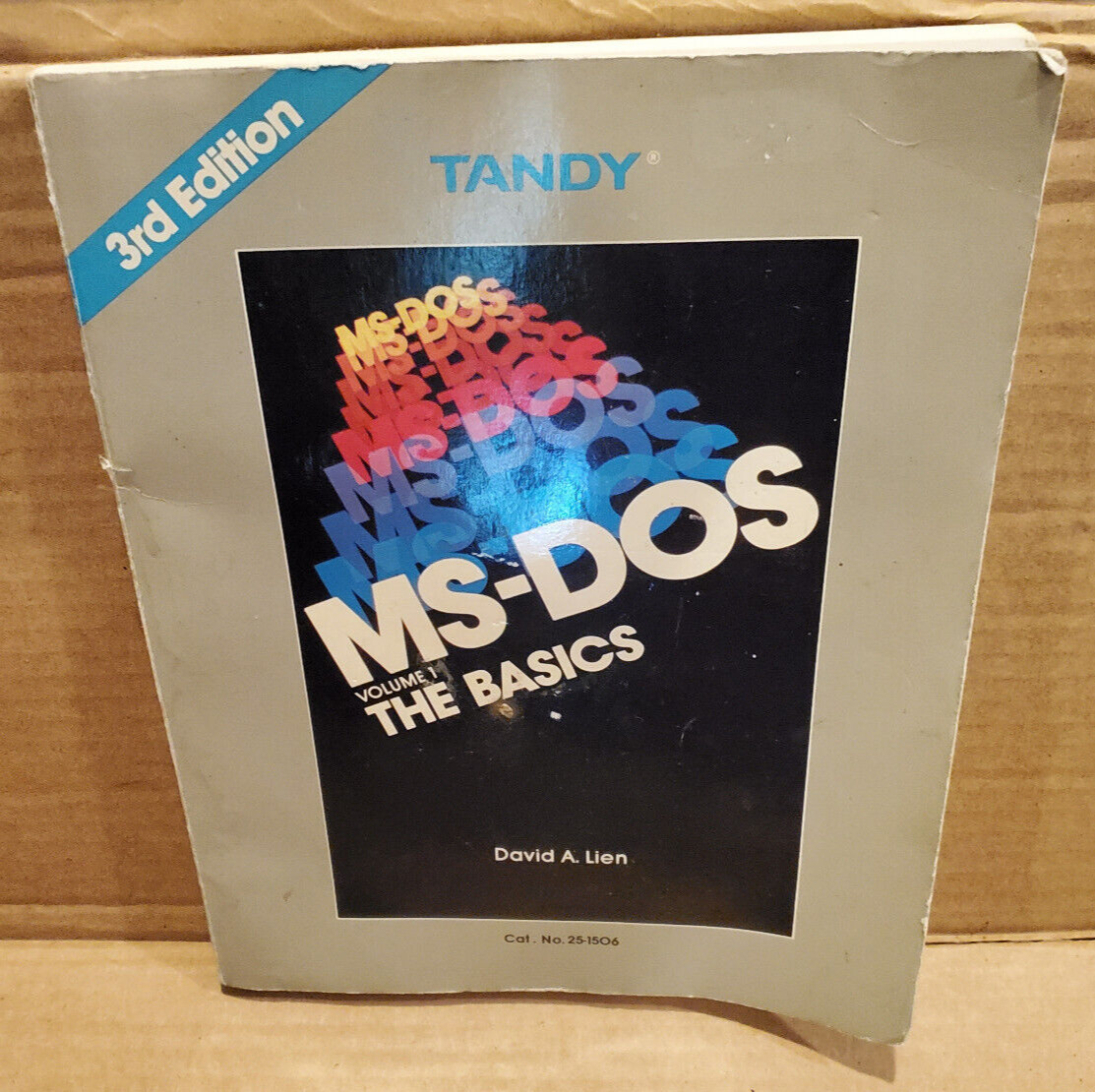 Tandy MS-DOS The Basics Vol. 1  1986 3rd Edition Manual Book
