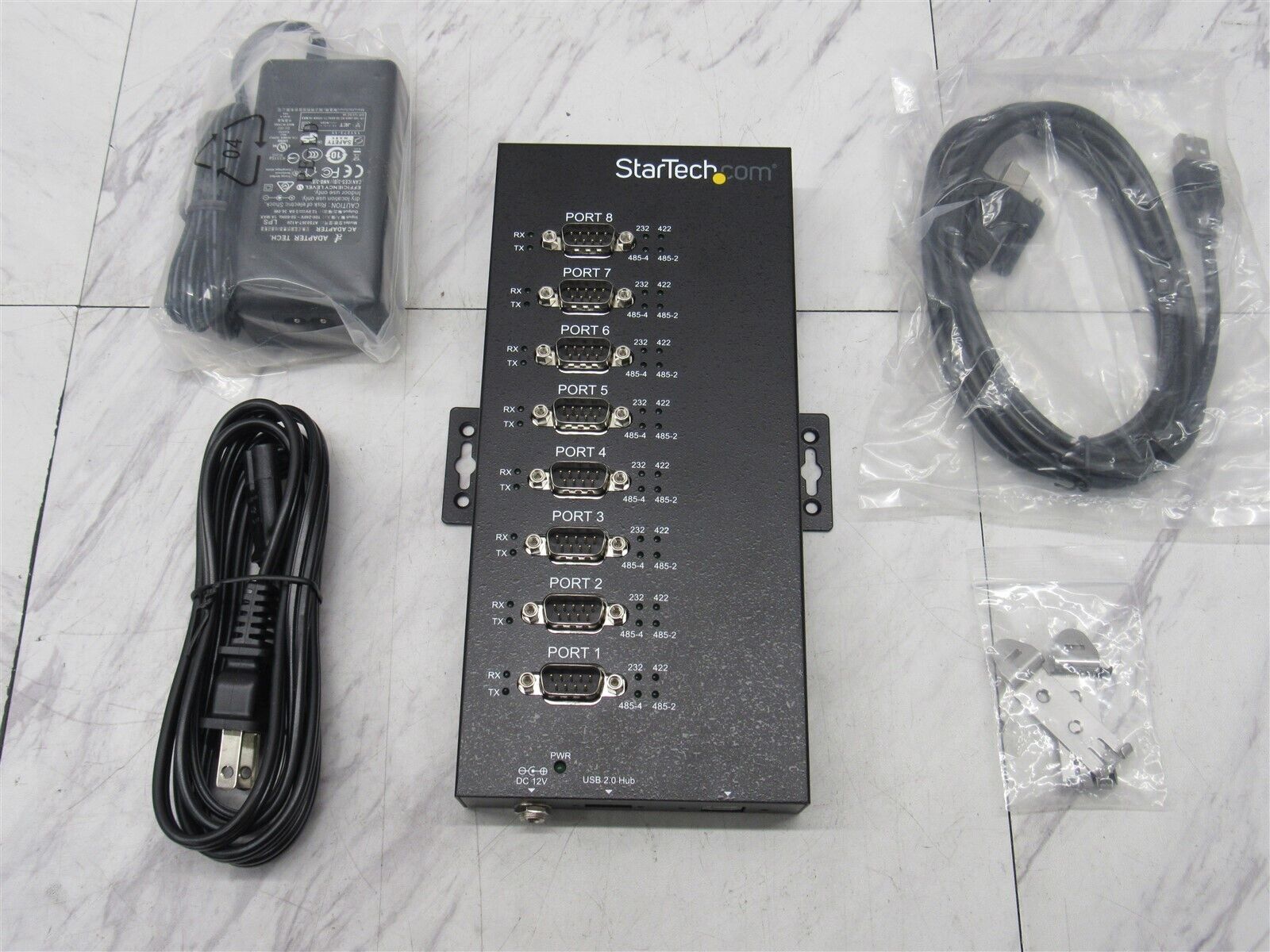 Startech ICUSB234858I Industrial USB to RS232/422/485 Serial Adapter 8 Port