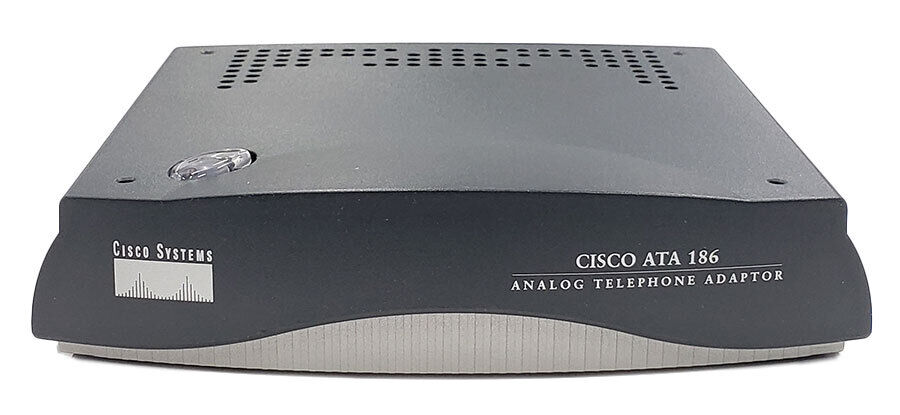 Cisco ATA 186 Analog Telephone Adapter (ATA186-I1-A)