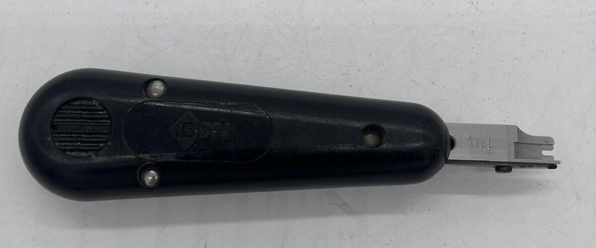 bix punch tool blade bit all in one tool IBDN Black RARE punch down tool