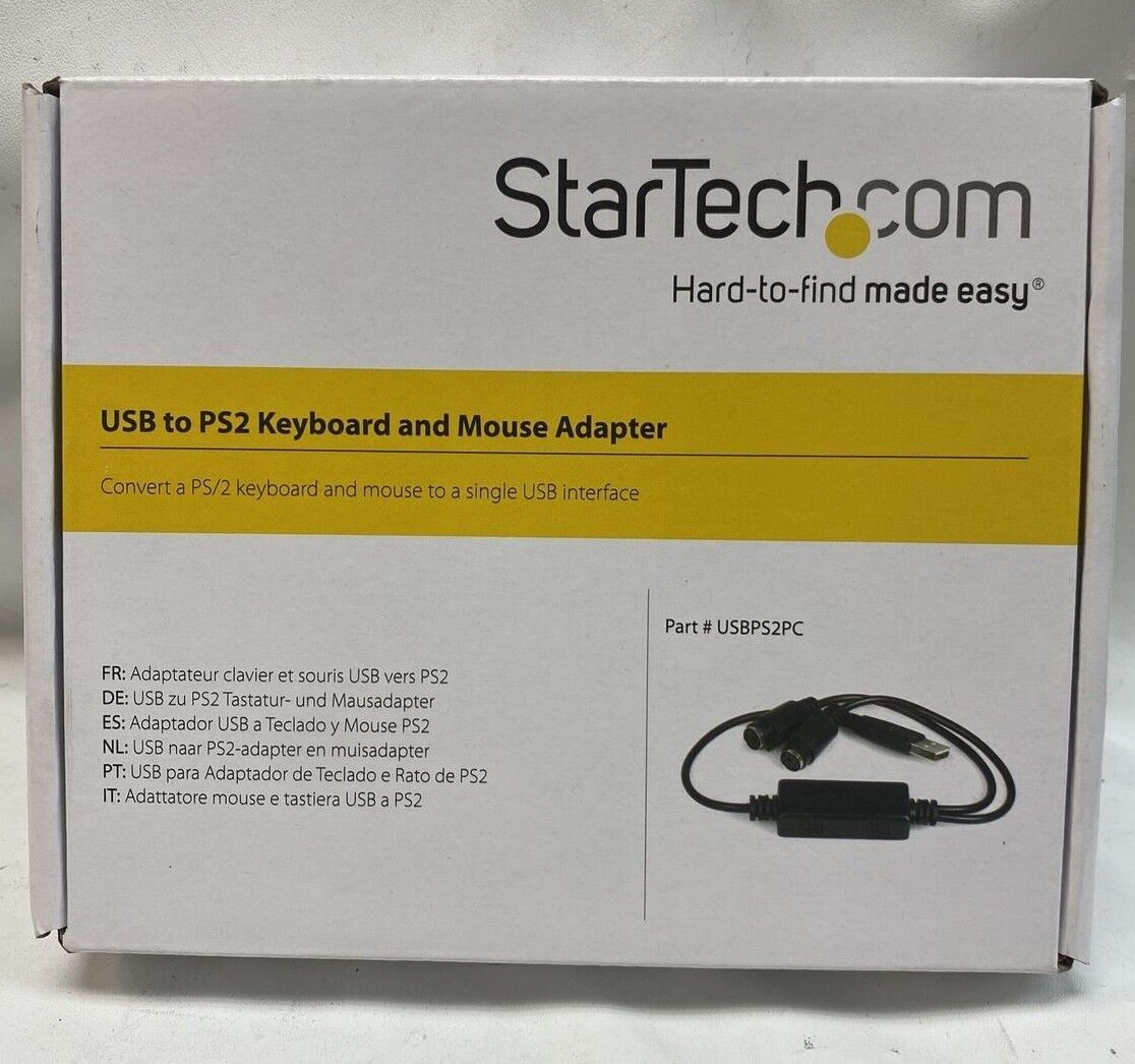 StarTech USB to PS2 Keyboard and Mouse Adapter USBPS2PC