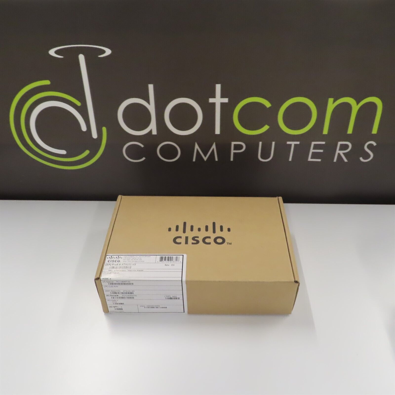 Cisco ATA 191 Analog Terminal Adapter ( ATA191-K9 ) - Brand New 1-Year Warranty
