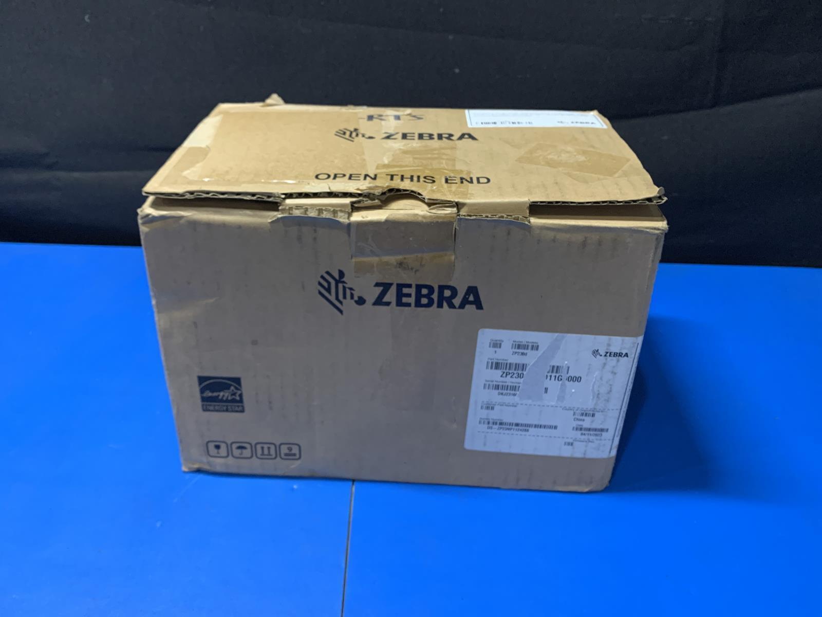Zebra ZP230d Thermal Label Printer With AC Adapter