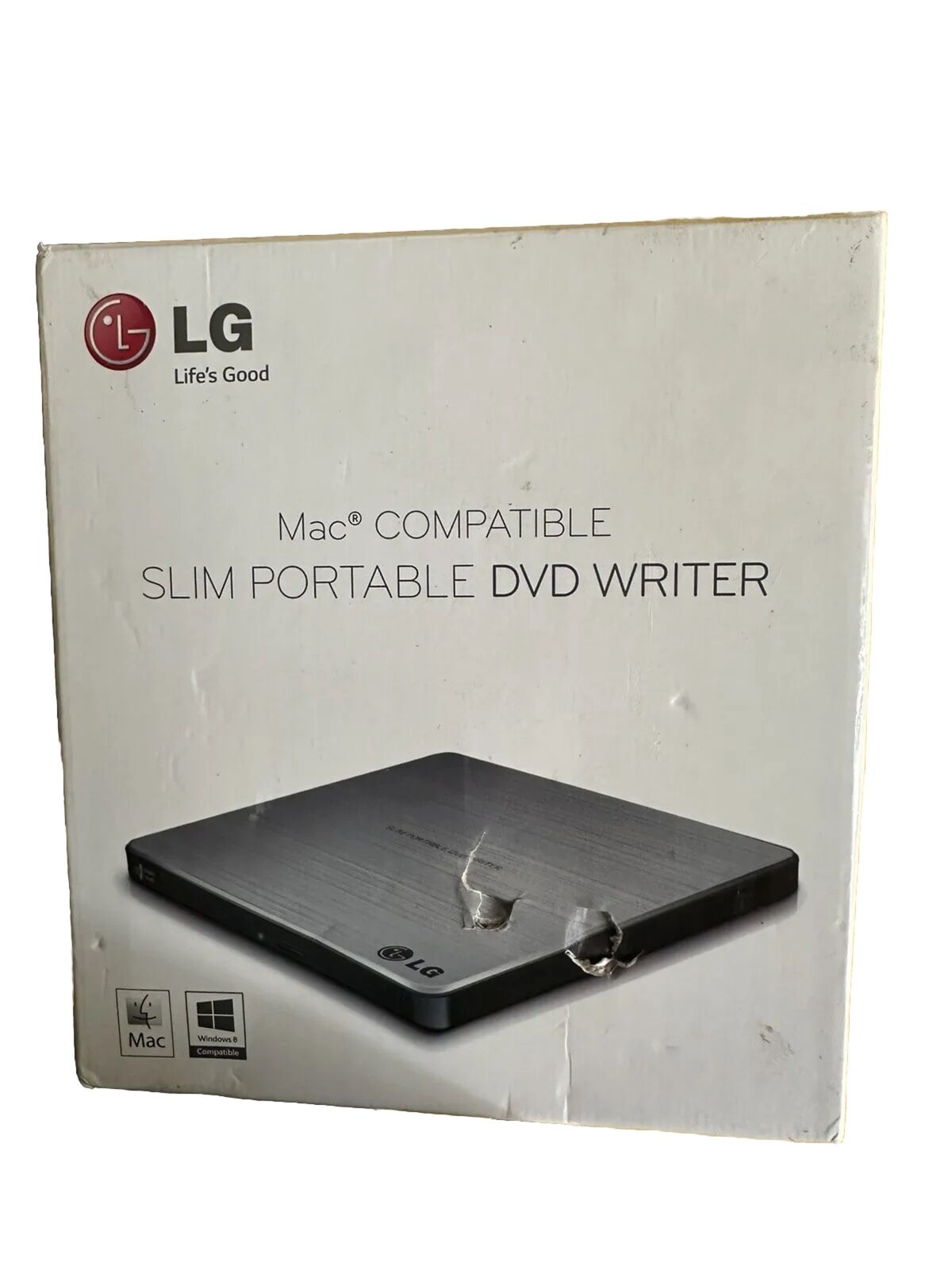 LG External DVD/CD Burner Writer for Mac/Windows 10/8/7  Laptop Desktop