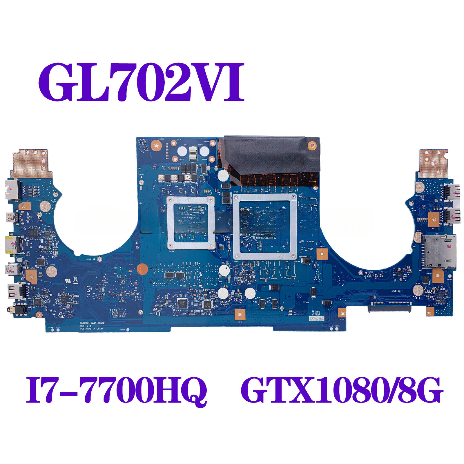 GL702VI I7-7700HQ GTX1080-8G Notebook Mainboard For ASUS ROG GL702V S7V S7VI
