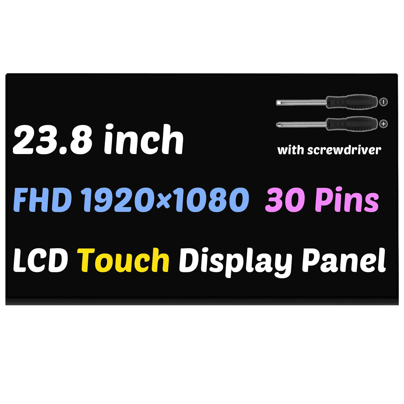 23.8in for HP 24-C 24-CB0146Z 24-CB0214 LED LCD Display Panel FHD Touch Screen