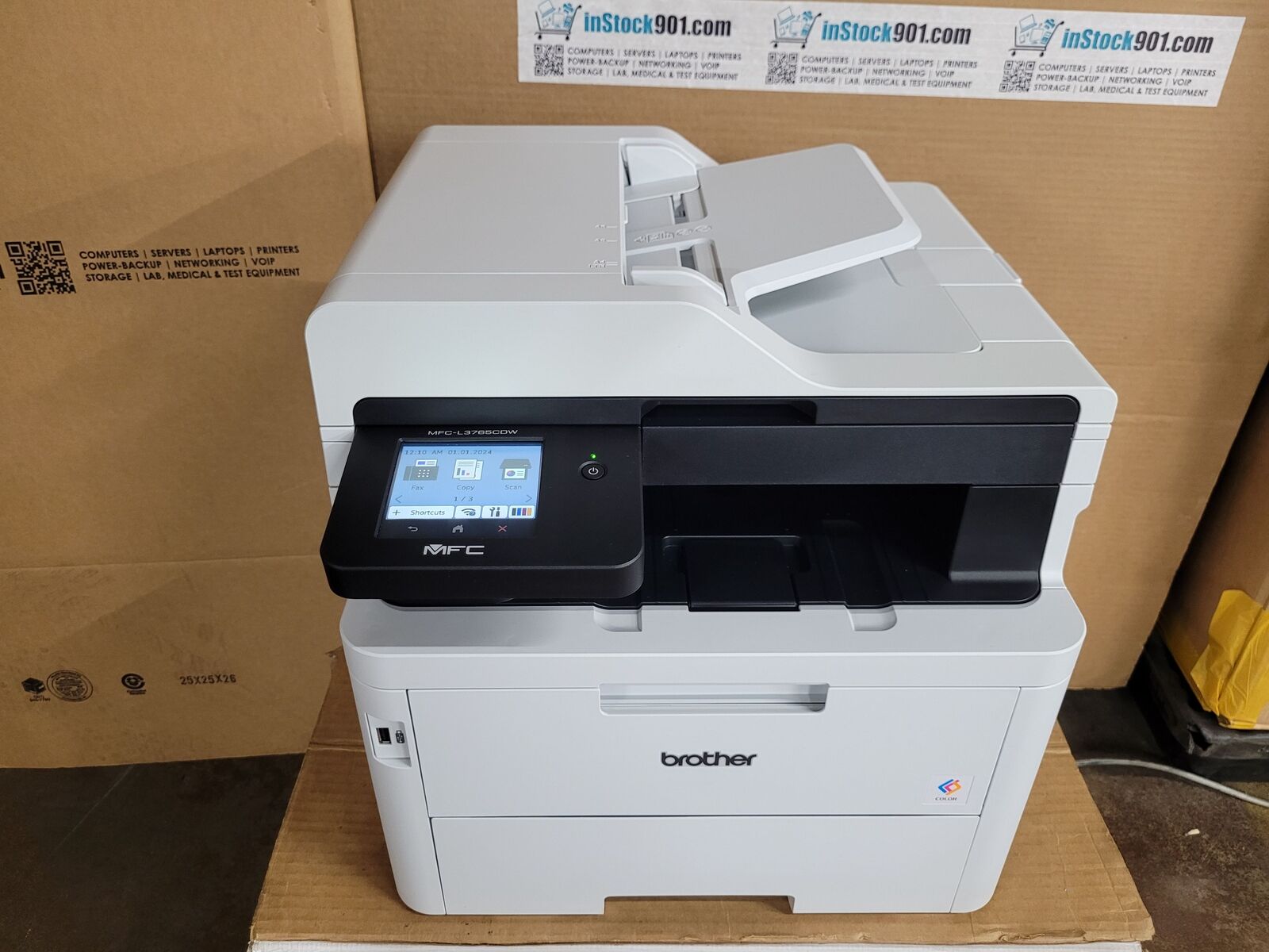 BROTHER MFC-L3765CDW WIRELESS COLOR ALL IN ONE PRINTER NEARLY NEW 28 PRINTOUTS