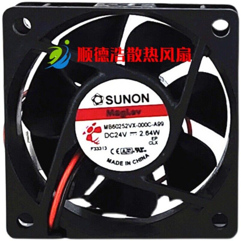1 pcs SUNON MB60252VX-000C-A99 6025 24V 2.64W 6CM inverter cooling fan
