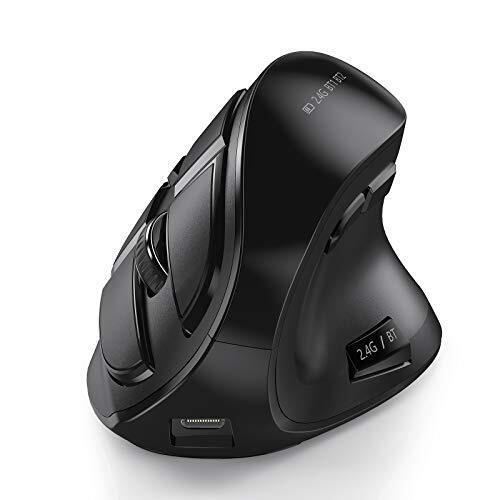 seenda Ergonomic Mouse, Wireless Vertical Mouse - Rechargeable Optical Mice f...
