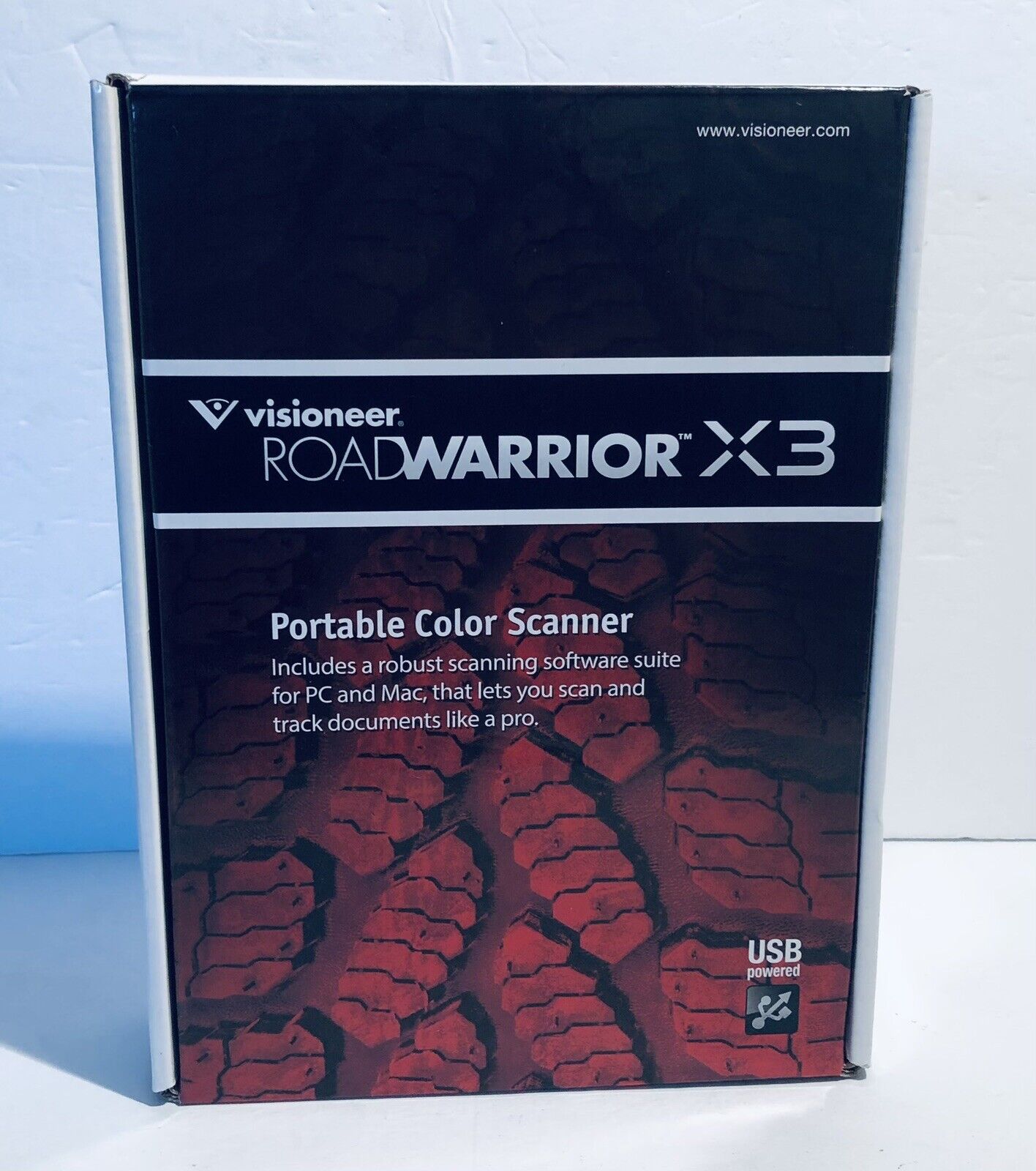 Visioneer RoadWarrior X3 Portable Color Scanner for PC and Mac New Sealed