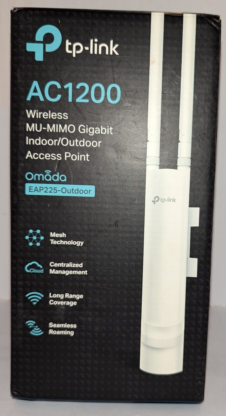 TP-Link EAP225 Outdoor AC1200 Wireless MU-MIMO Gigabit Access Point In Open Box