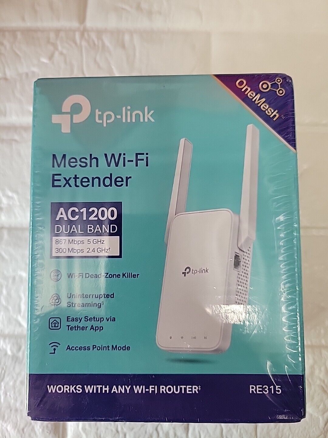 TP-Link RE315 Mesh Wi-Fi Range Extender AC1200 Dual-Band Wireless New