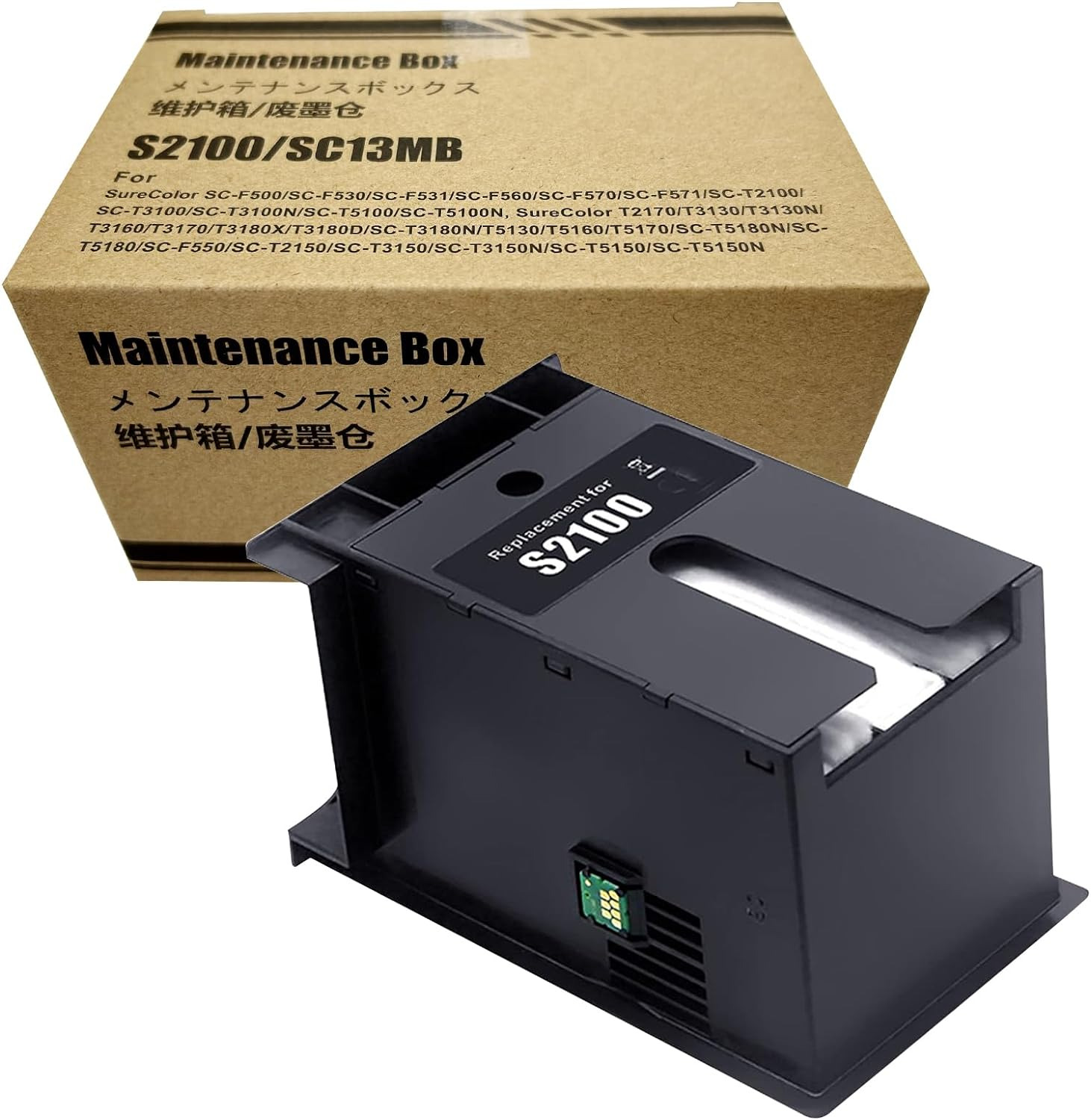 Ink Maintenance Box Replacement for S2100 Waste Ink Tank,For Surecolor 