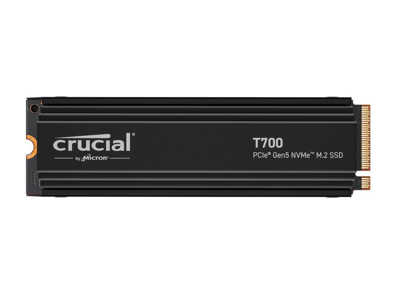 Crucial T700 GEN5 NMVE M.2 Heatsink M.2 SSD 2280 4TB PCI-Express 5.0