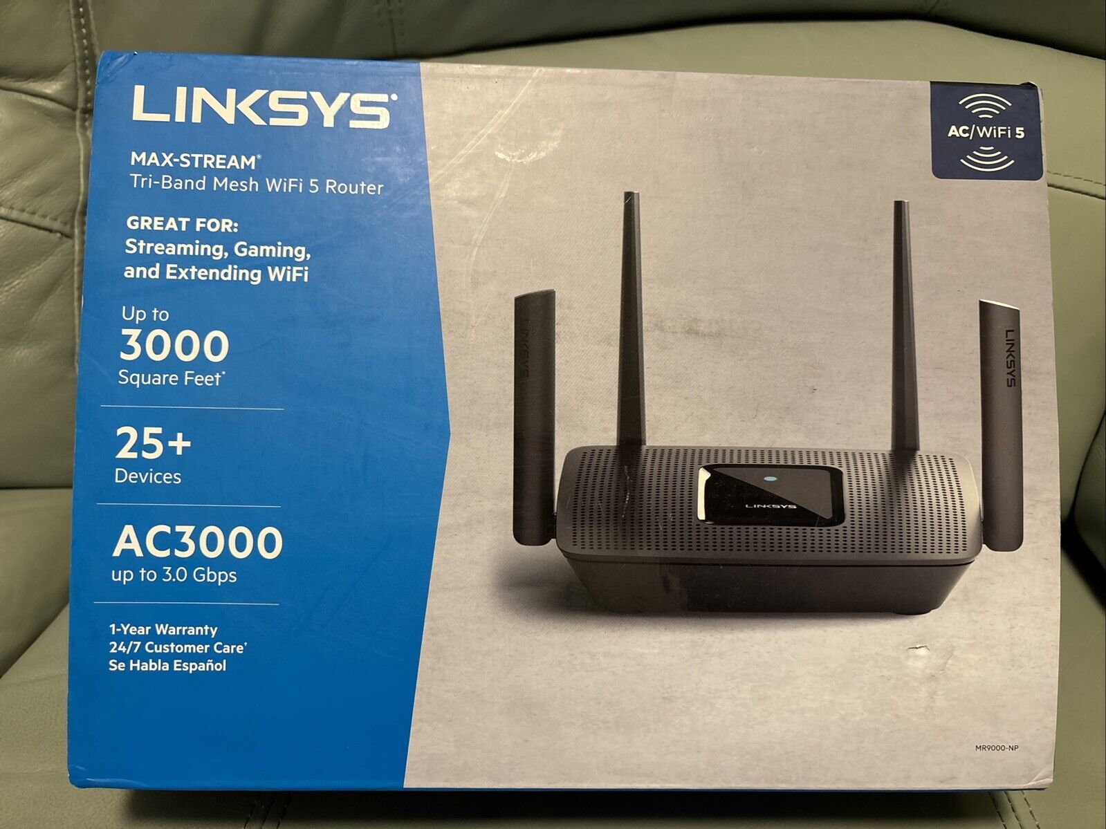 Linksys MR9000-NP Max-Stream Tri-Band AC3000Wi-Fi 5 Router