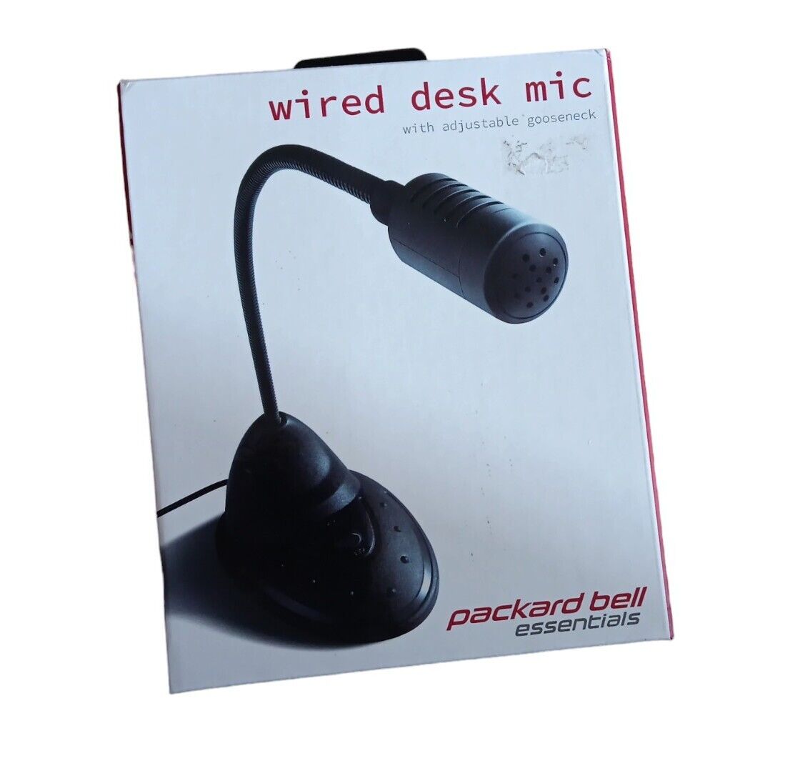 Packard Bell Essentials Wired Desk Mic 7.75\