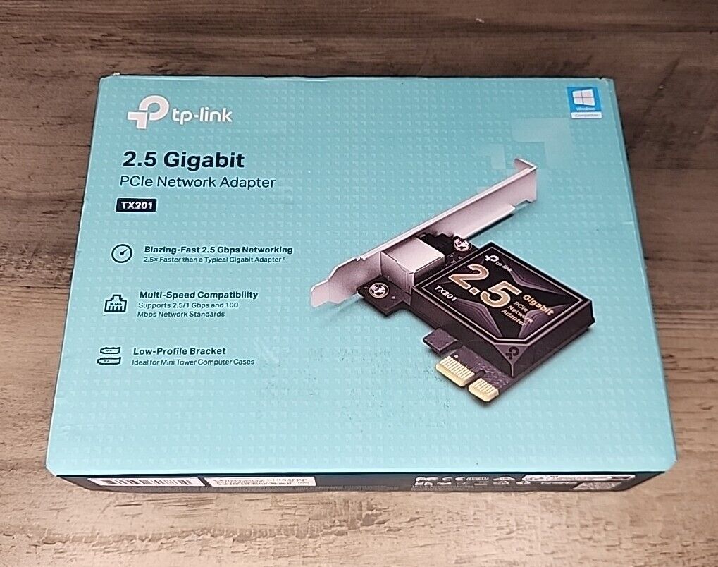 TP-Link TX201 - 2.5GB PCIe Network Card. .