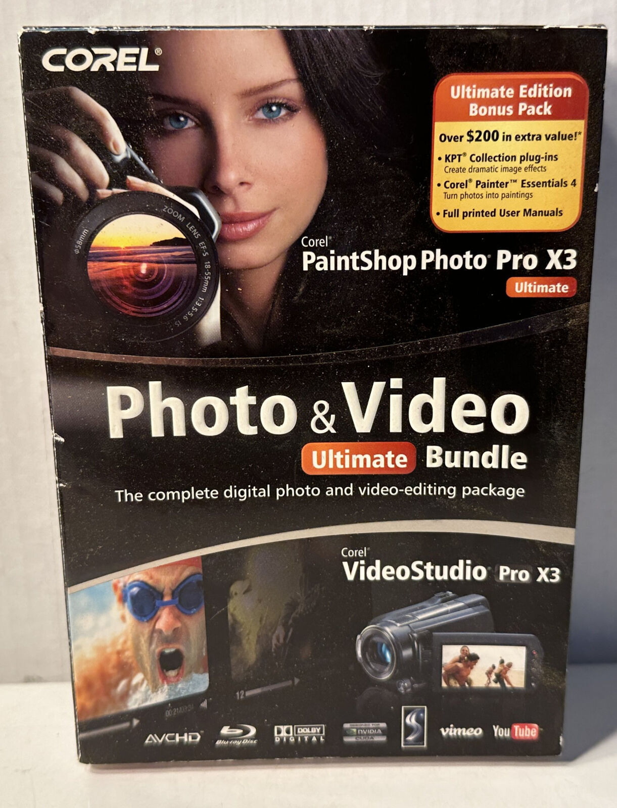 Corel Photo & Video Ultimate Bundle VideoStudio Pro X3 New / Sealed