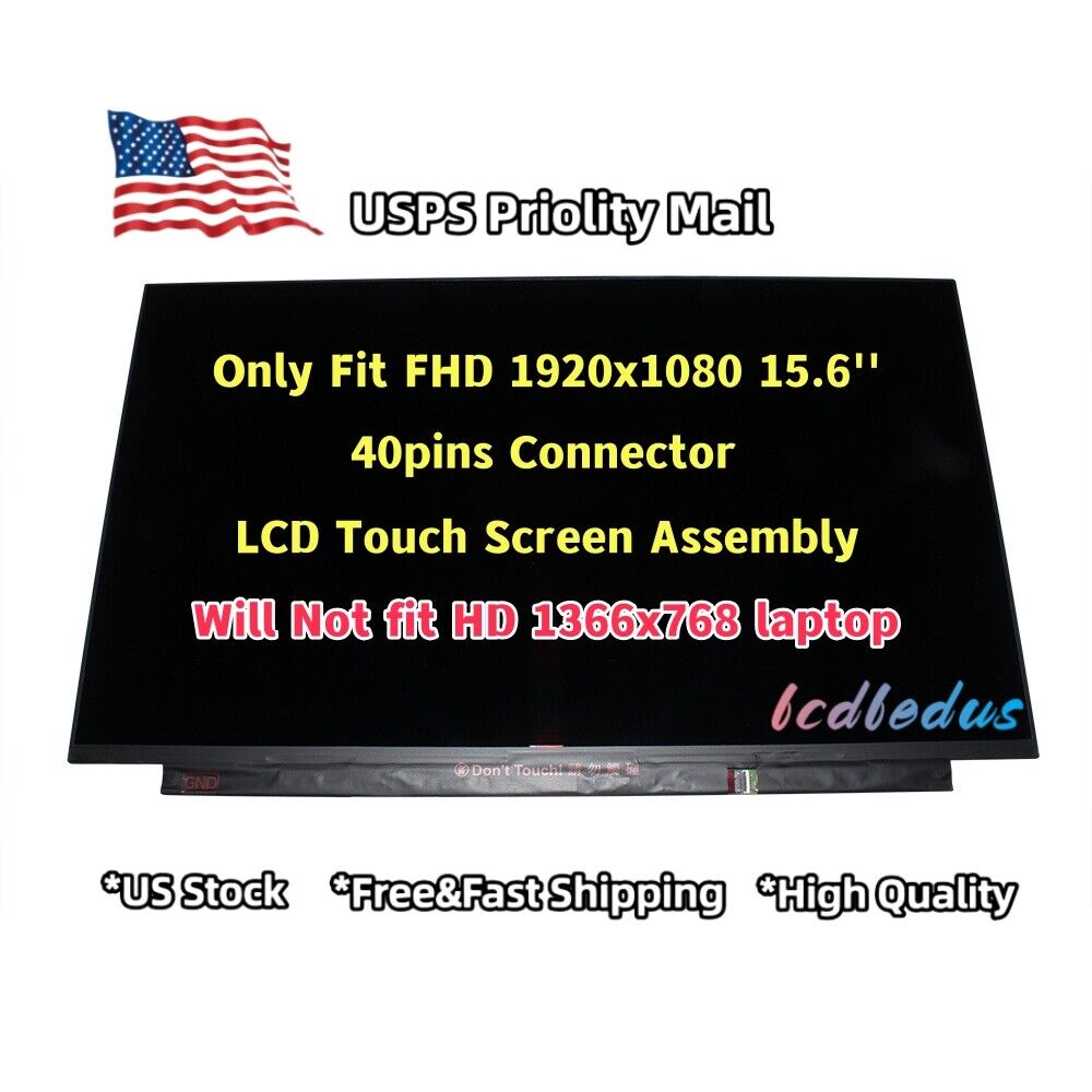 M44842-001 for HP 15-DY2056MS 15-DY2089MS LCD Touch Screen Assembly Replacement 