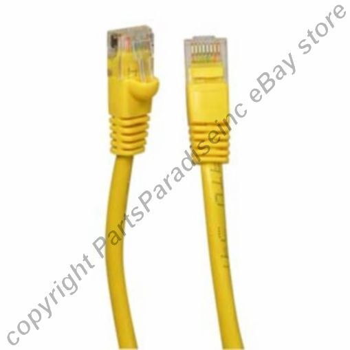 PURE COPPER 15ft long RJ45 Cat5e Ethernet/Network UTP Cable/Cord/Wire {YELLOW