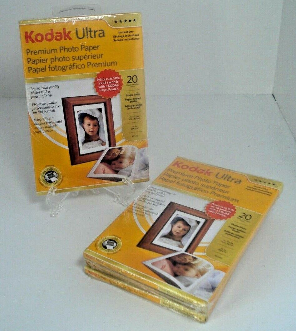 Kodak Ultra premium photo paper. 4 package lot