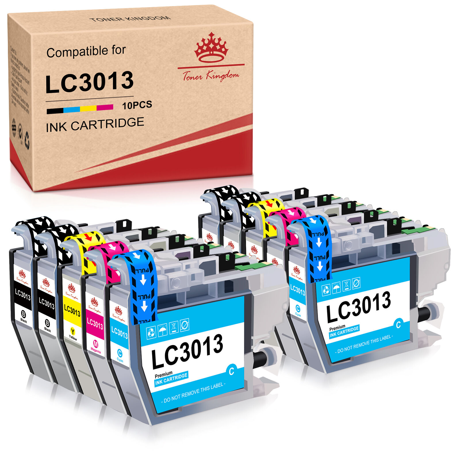 10x LC3013 LC3011 XXL Ink compatible with Brother MFC-J491DW J497DW MFC-J690DW