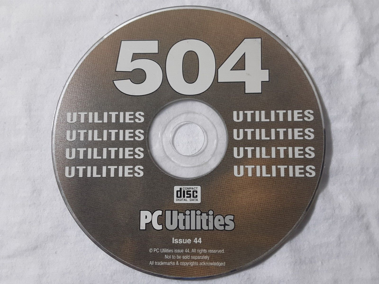 retro 2003 CD-Rom PC Utilities #44 - 504 Utilities  rare vintage