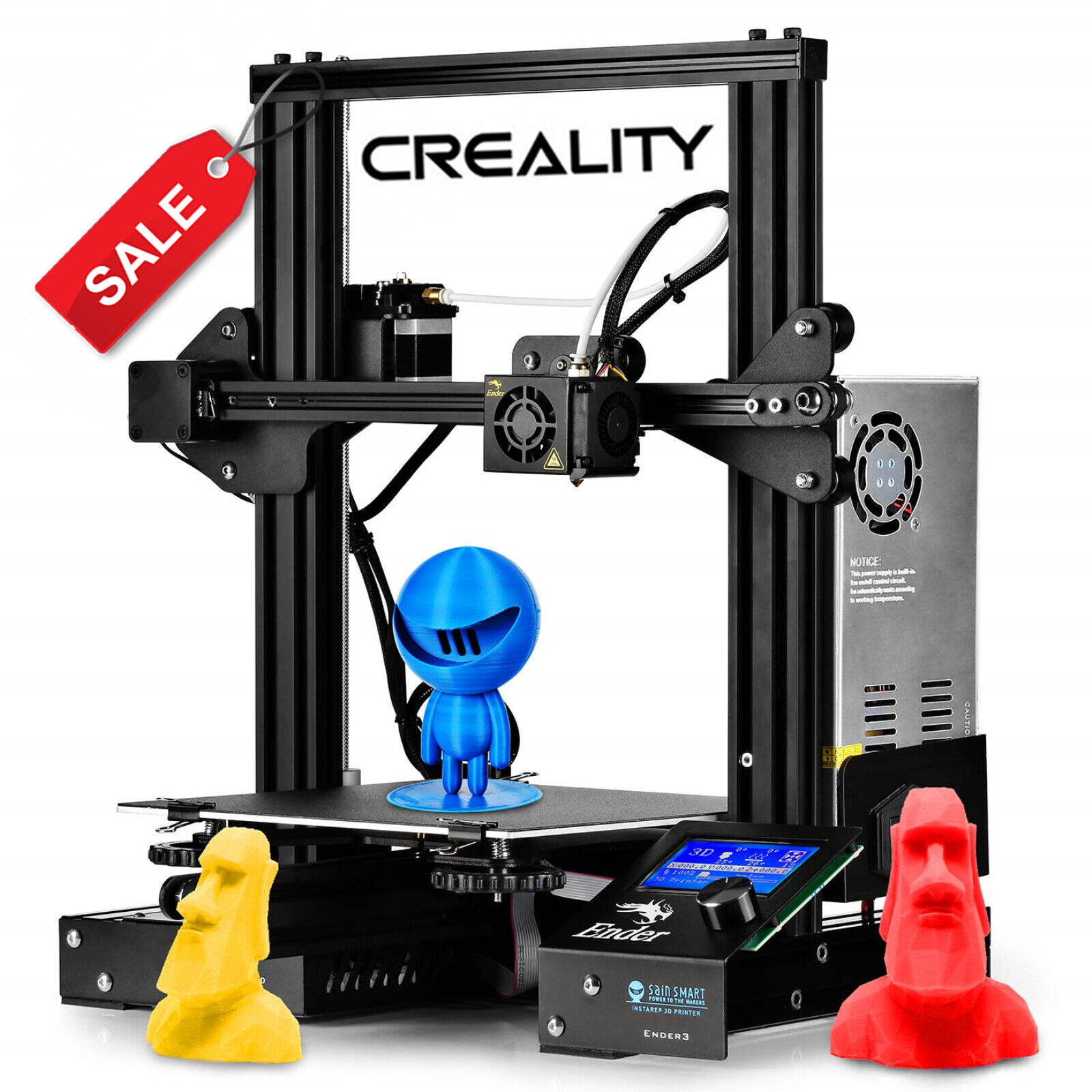 CREALITY 3D Printer OPEN-BOX DC 24V Original Parts & 1 year Warranty US