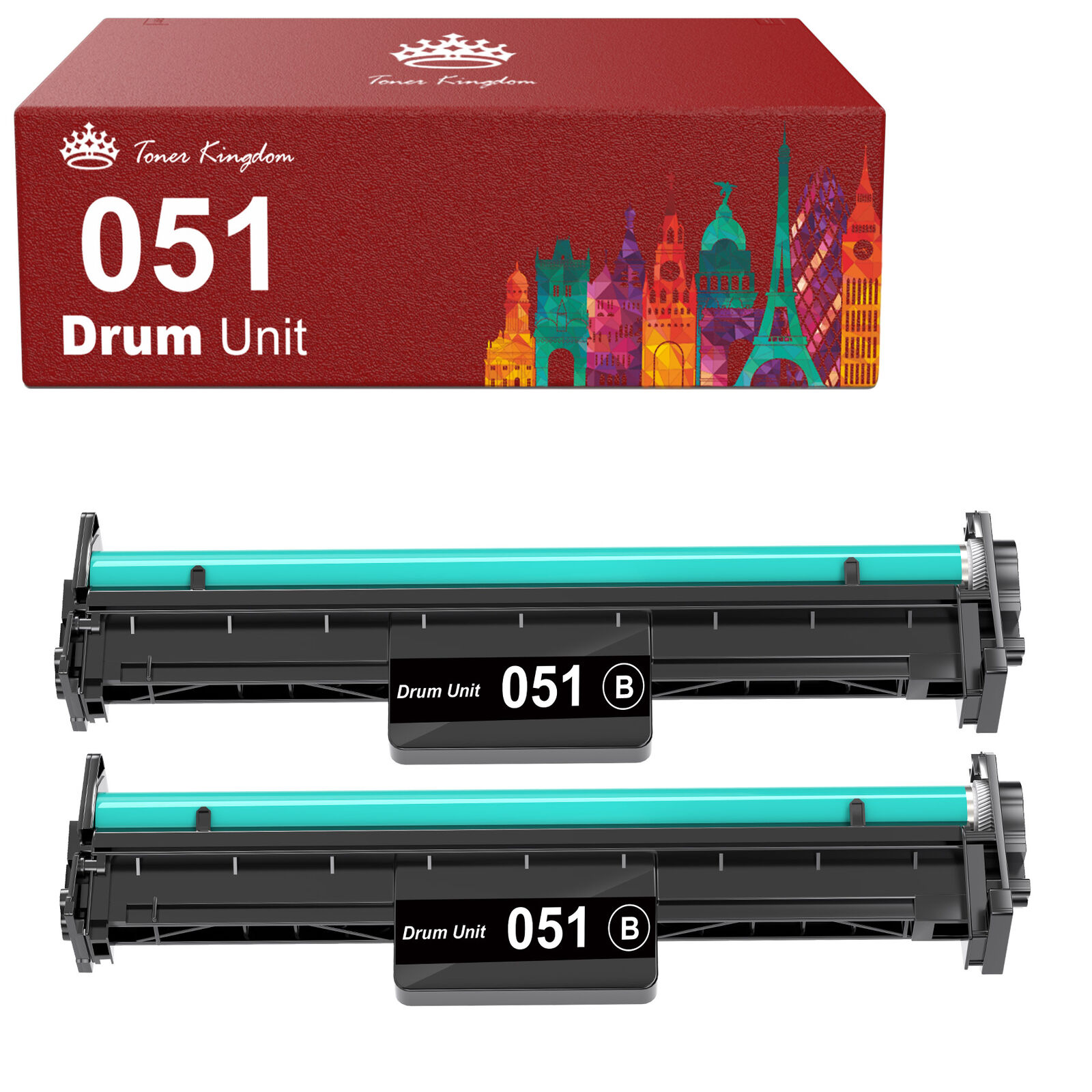 2PK Drum replacement for Canon 051 ImageCLASS MF267ic MF269dw MF263dn MF264dw