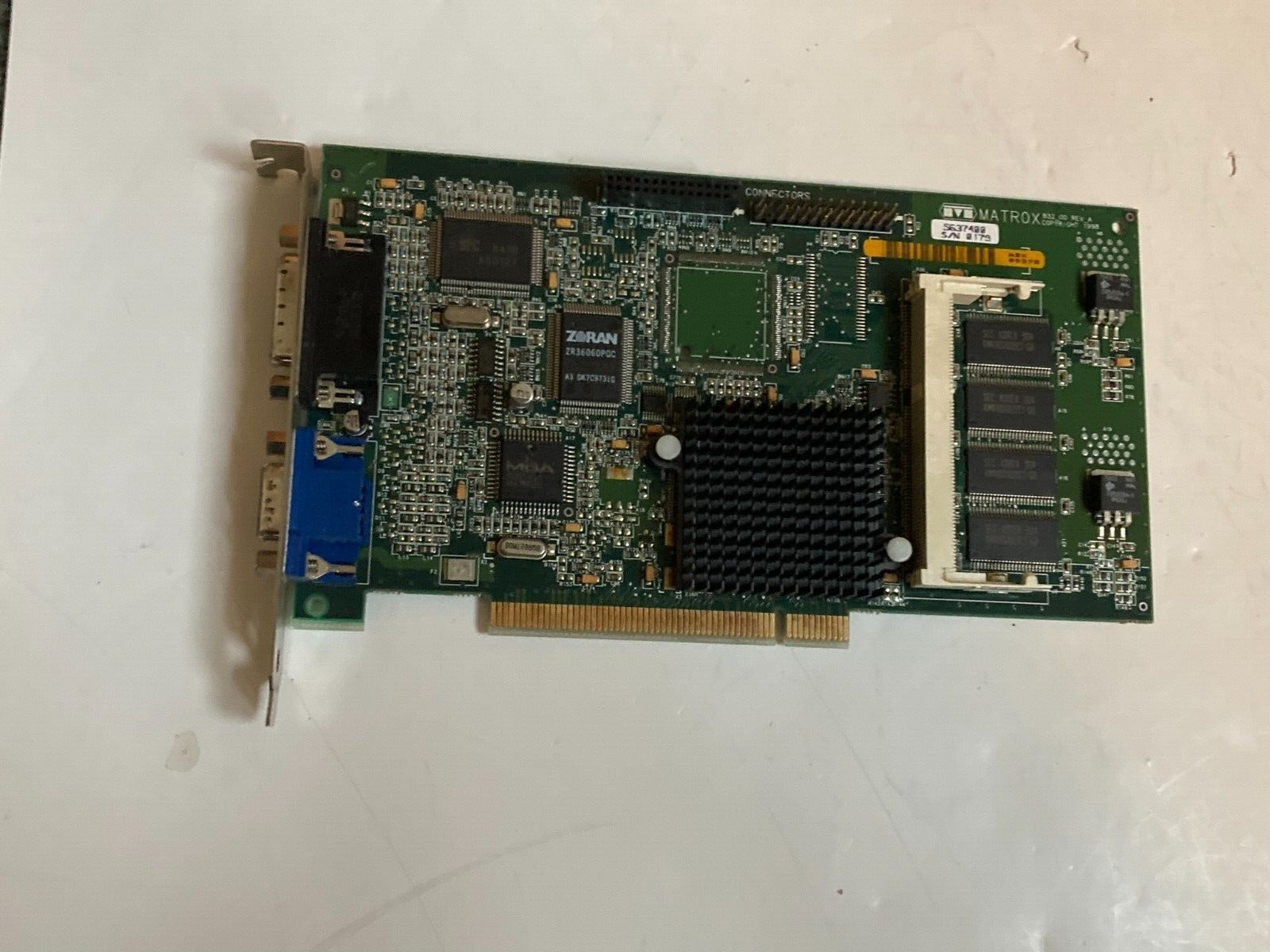 Matrox G2/MVTP/8C 832-00 PCI Video Card