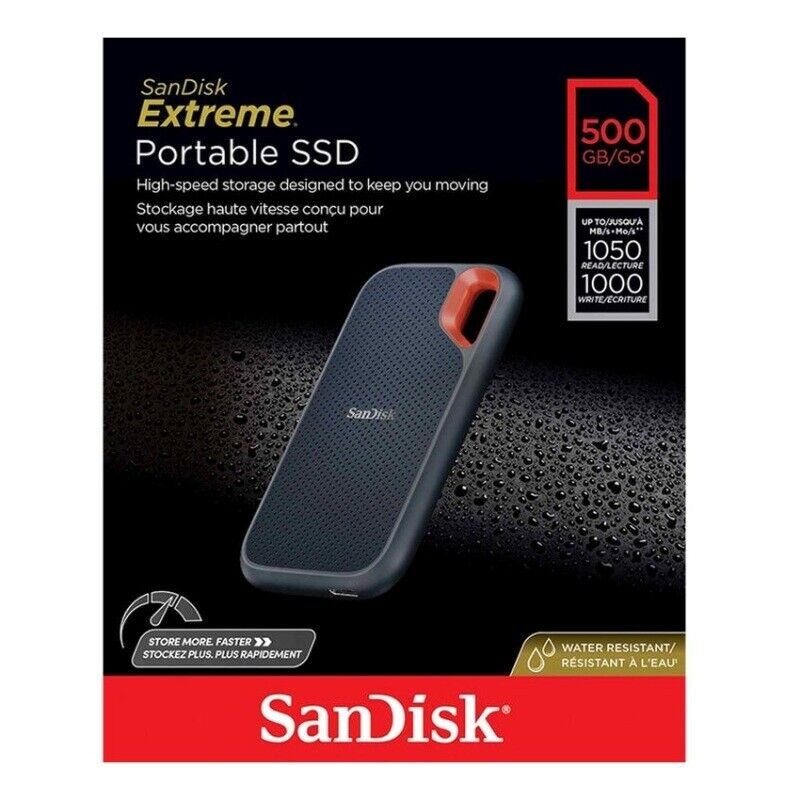 New SANDISK Extreme Portable SSD E61 V2 500GB 1TB 2TB External Solid State Drive