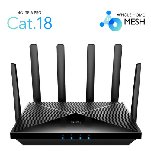 Cudy AX1800 Wi-Fi 6 4G Cat18 Router, Model: LT18 (Custom Setup Available)