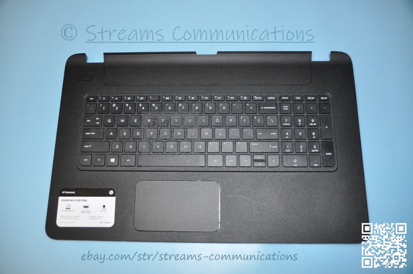 HP 17-P 17-p121wm 17-p147cl Laptop Palmrest w/ Keyboard + Touchpad