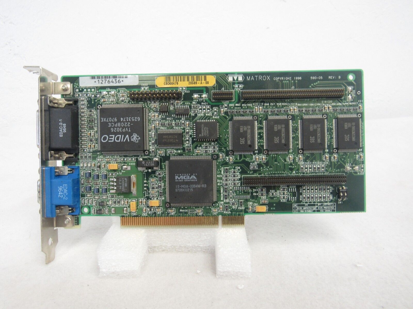 Dell 59264 00059264 Matrox 590-05 Rev.B 4MB PCI Graphics Card 23-4