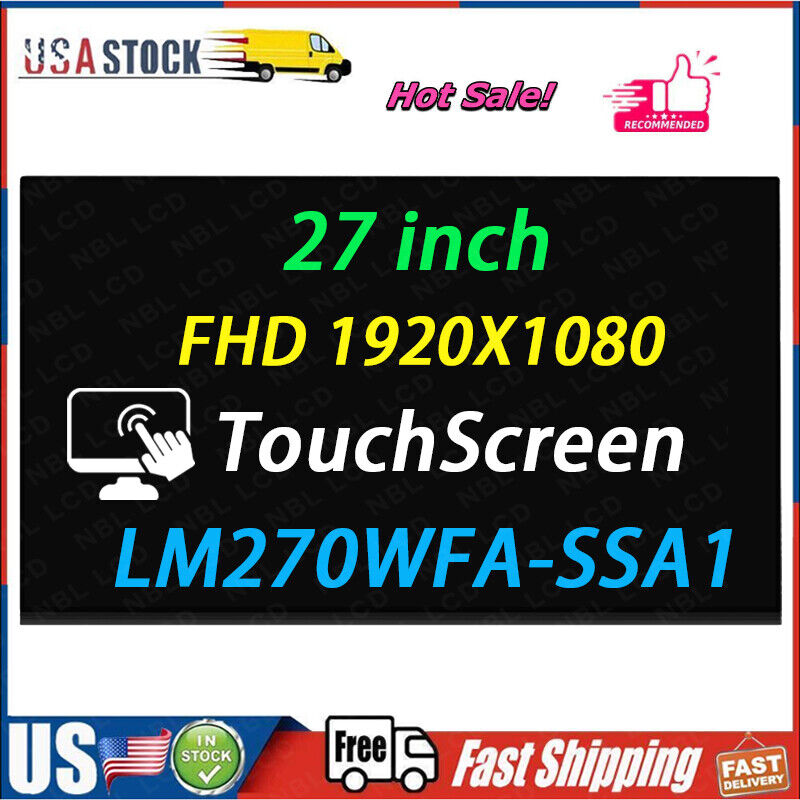 for LG LM270WFA-SSA1 Touch Screen LCD Panel REPLACEMENT HP 27-D L75162-281