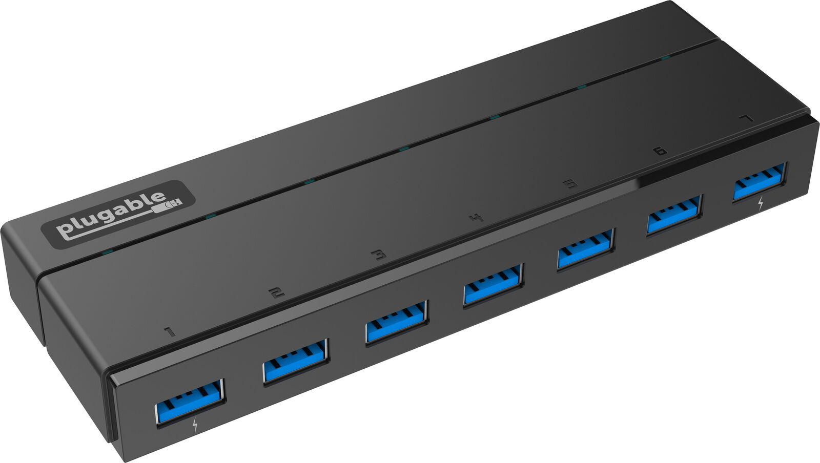 Plugable 7 Port USB 3.0 Hub with 36W Power Adapter