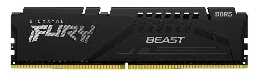 Kingston FURY Beast 16GB PC5-44800 DDR5-5600 w Heatsink XMP Desktop DIMM Memory