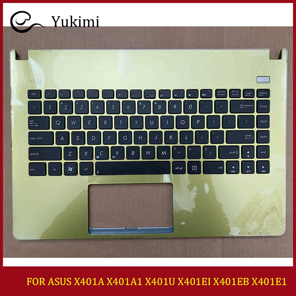 FOR ASUS X401A X401A1 X401U X401EI X401EB X401E1 Gold C Shell Palmrest Keyboard