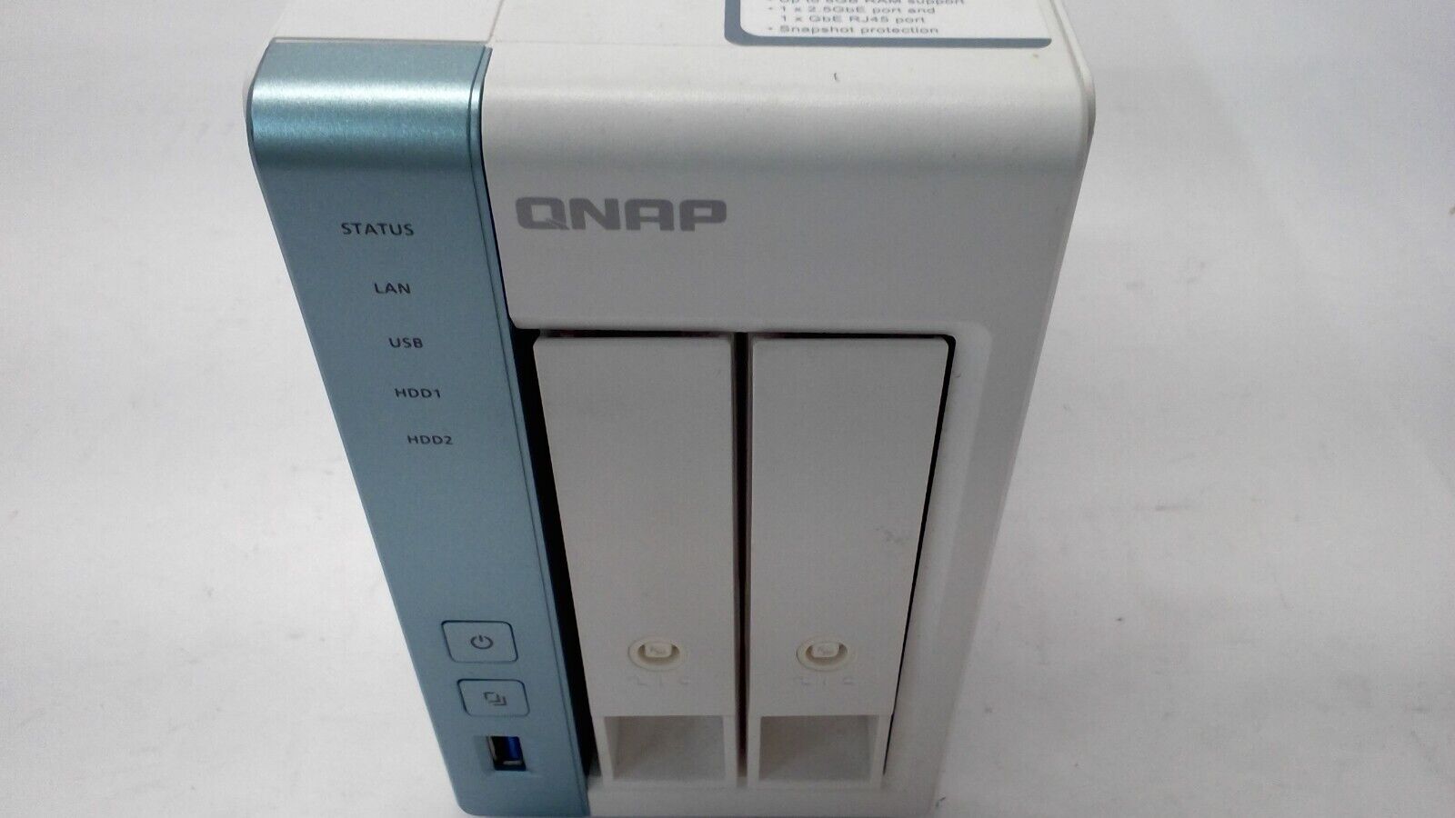 QNAP Server TS-231P3 2.5 GbE Connectivity 2 GB RAM Quad-Core 1.7GHz